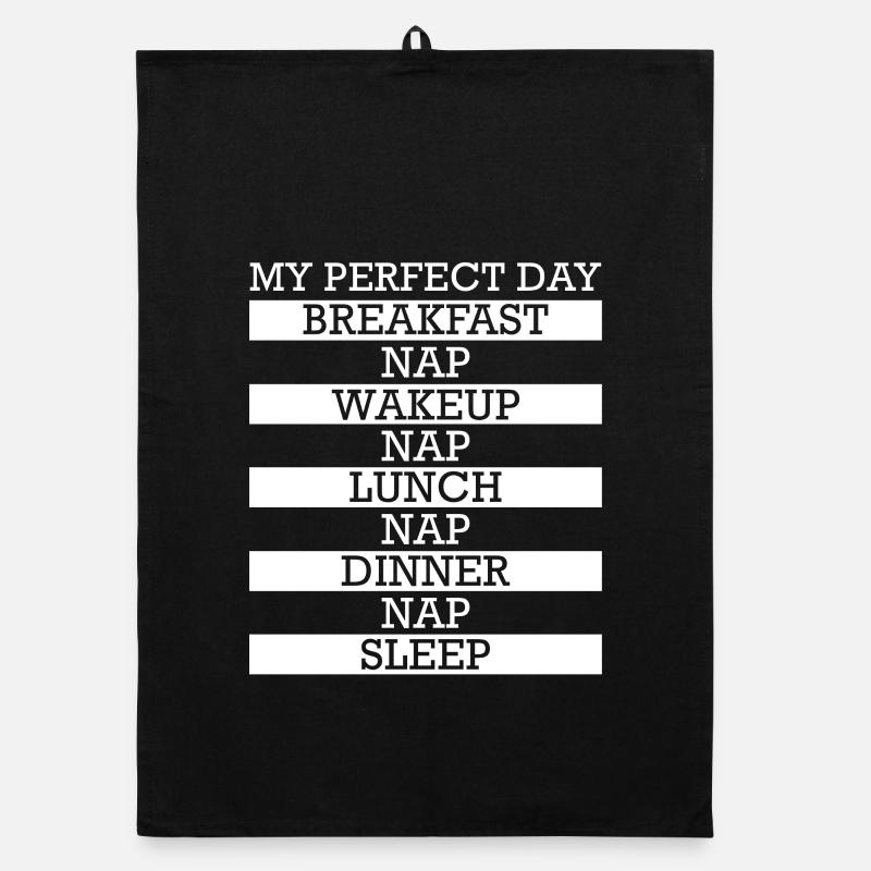 Funny Nap Lover Gift Organic Geschirrtuch