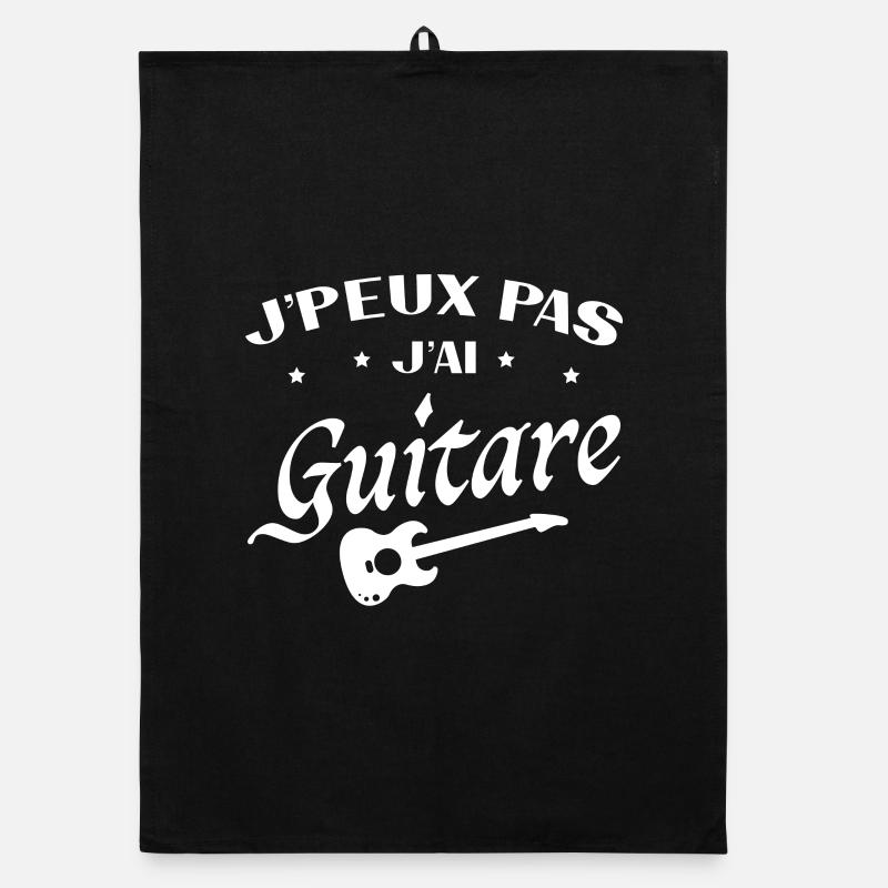 I can't I guitar Organic dish towel