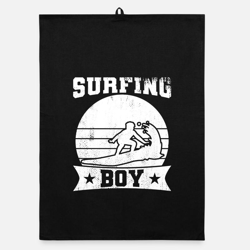 Garçon de surf Torchon bio