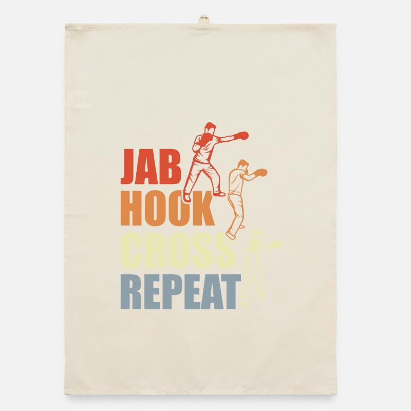 Techniques de boxe vintage Torchon bio