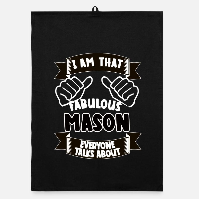 Mason Funny Saying Gift Organic dish towel