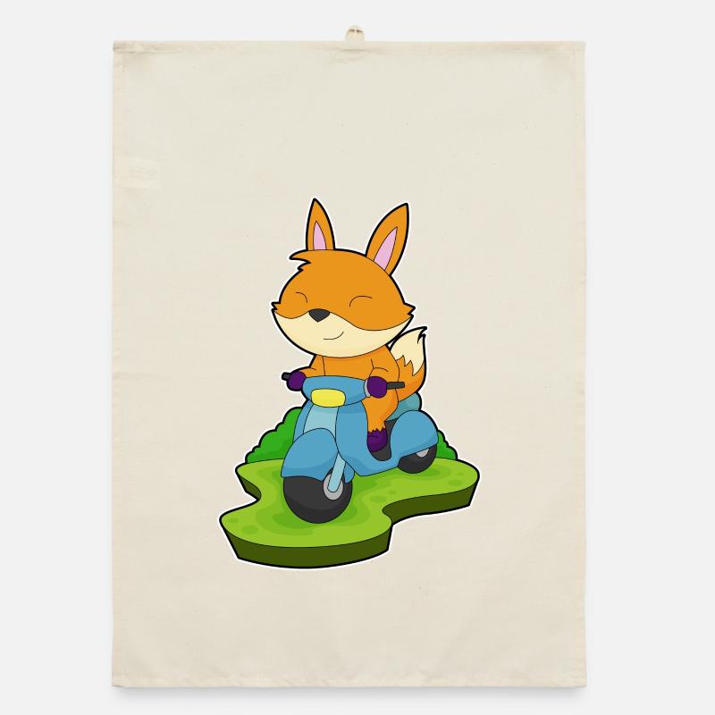 Fuchs Scooter Organic dish towel
