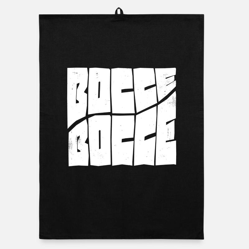 Bocce Spruch Bocce Ball mit Jack Bocci Game Bocce Organic Geschirrtuch