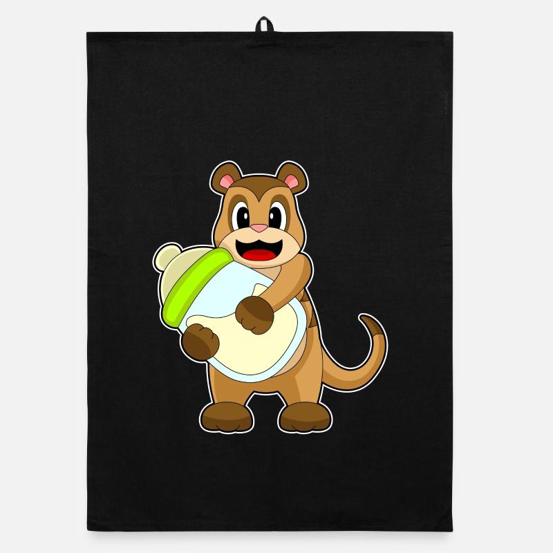 Suricate biberon de lait pour bébé Torchon bio