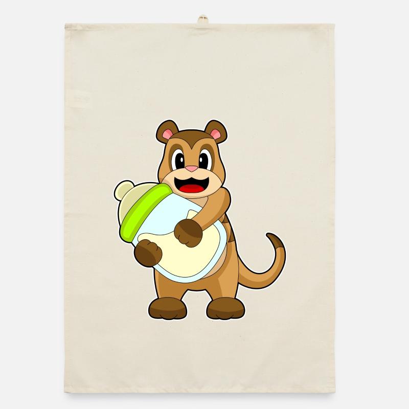 Suricate biberon de lait pour bébé Torchon bio