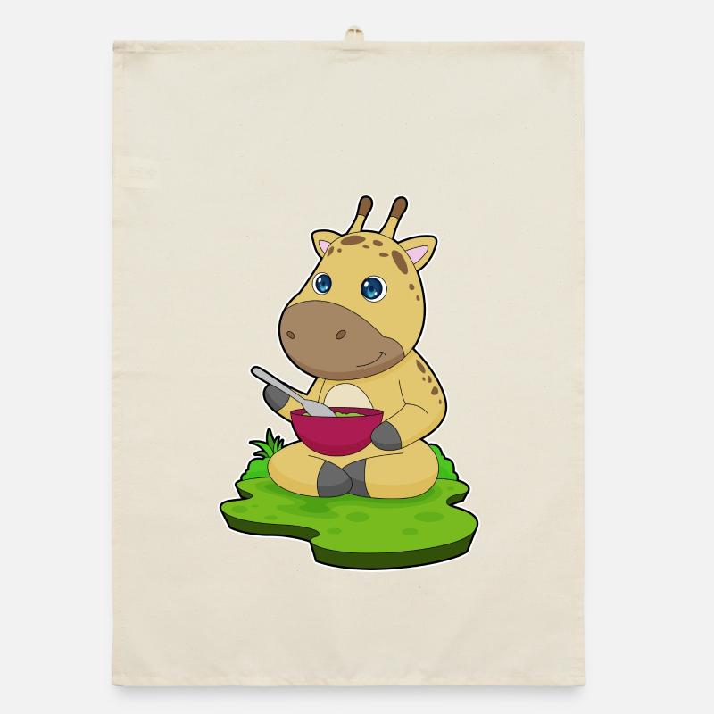 Cuisson dans un bol de cuisson pour girafes Torchon bio