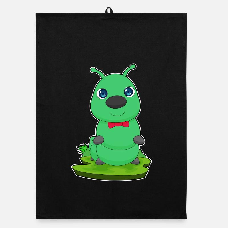 Caterpillar Loop Organic dish towel