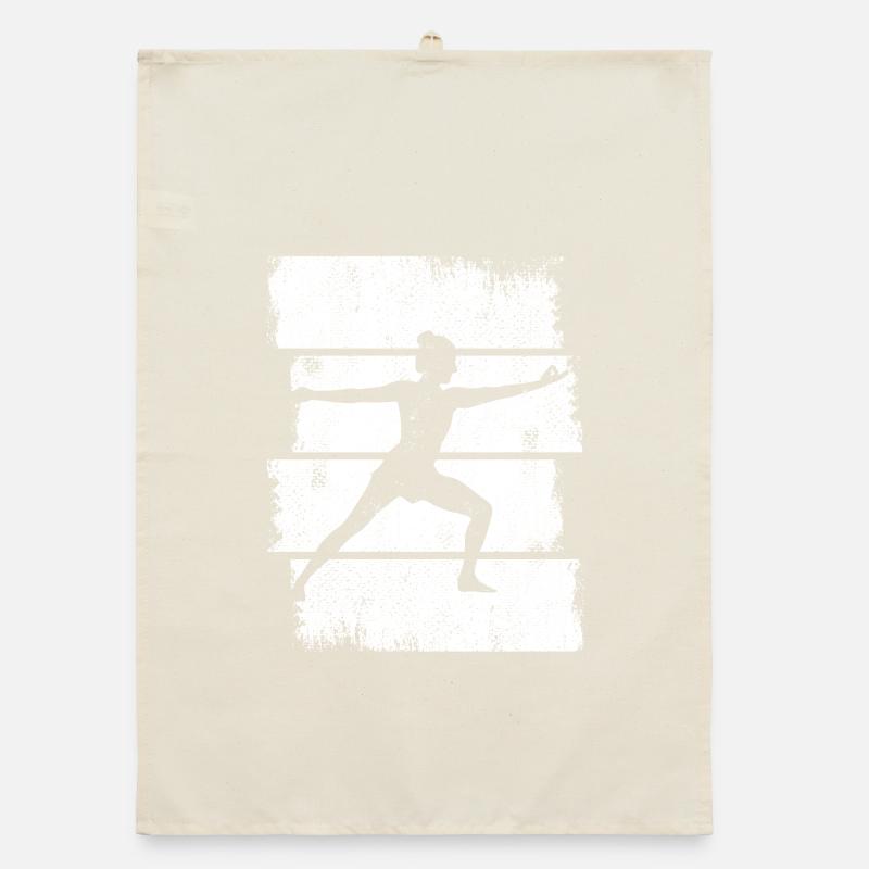 Yogini Drawing Organic dish towel