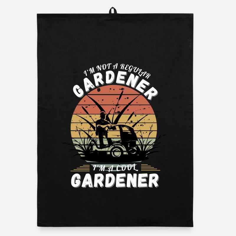 I'm Not A Regular Gardener - Gardener Gift Idea Organic Geschirrtuch