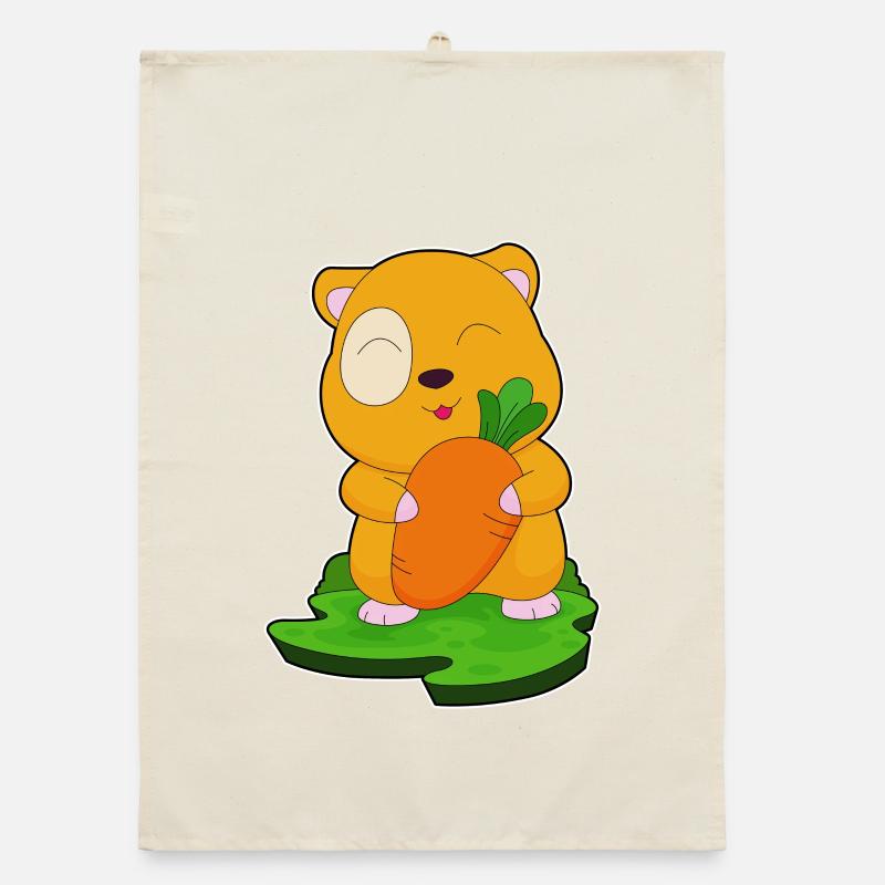 Hamster Carotte Torchon bio