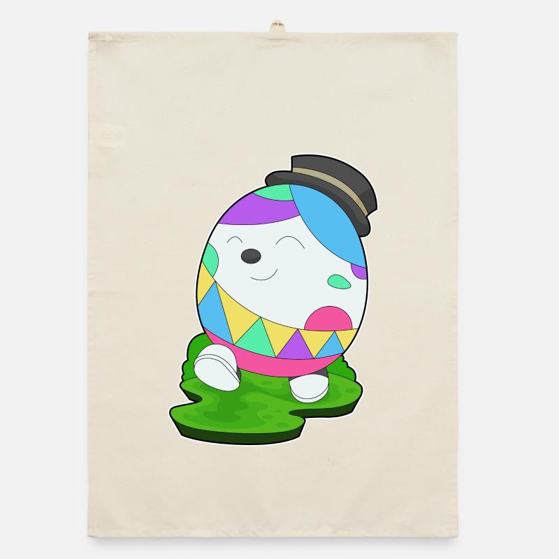 Easter Easter Egg Cylinder Organic dish towel