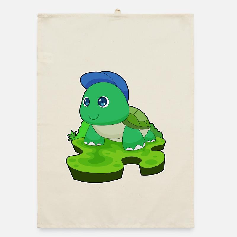 Tortoise Student Cap School Organic dish towel