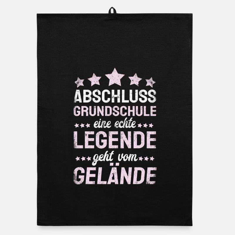 Grundschule Geschafft 2026 Grundschule Abschied Organic Geschirrtuch