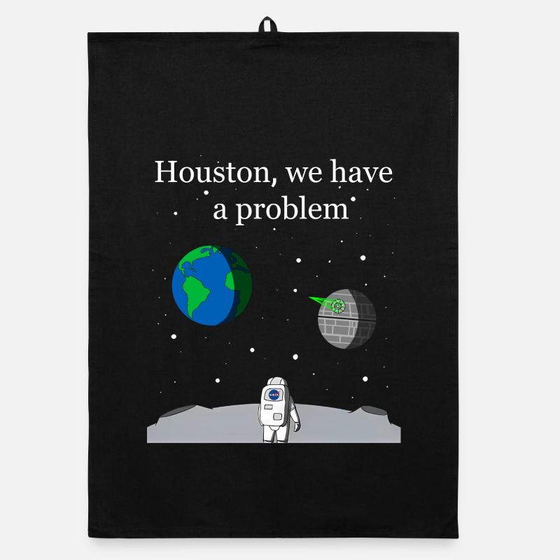 Houston We Have a Problem Organic Geschirrtuch