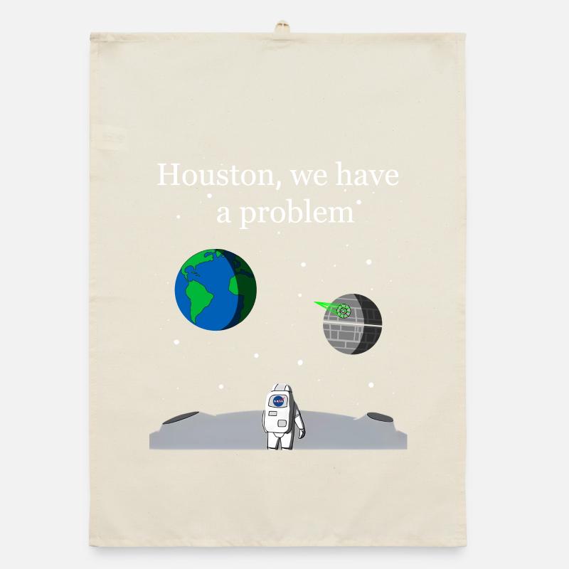 Houston We Have a Problem Organic Geschirrtuch