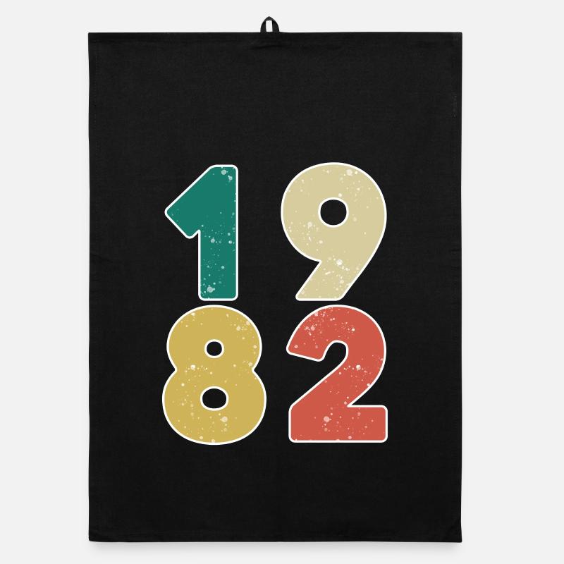 1982 - Born 1982 - Built in 1982 Organic dish towel