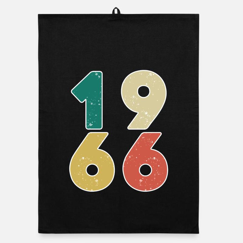 1966 - Né en 1966 - Construit en 1966 Torchon bio