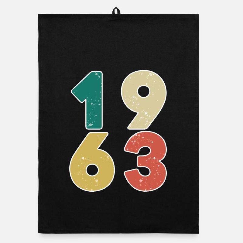 1963 - Born 1963 - Built in 1963 Organic dish towel