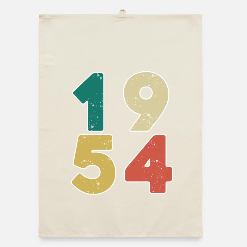 1954 - Born 1954 - Built in 1954 Organic dish towel