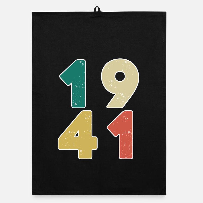 1941 - Born 1941 - Built in 1941 Organic dish towel
