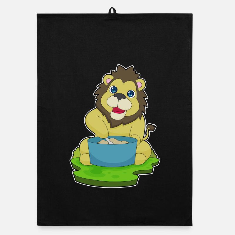 Lion Cook Cuisinière Cuisson de la Cuisson Torchon bio