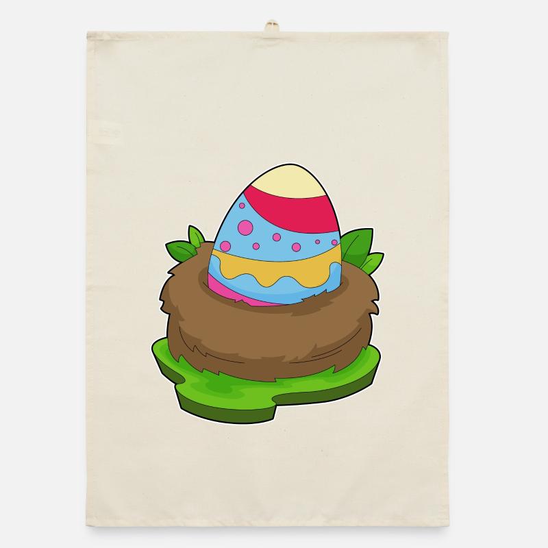 Easter Easter Egg Organic dish towel