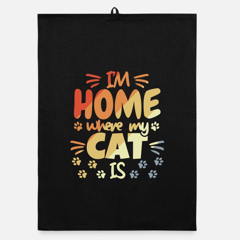 Dicton de chat mignon Torchon bio