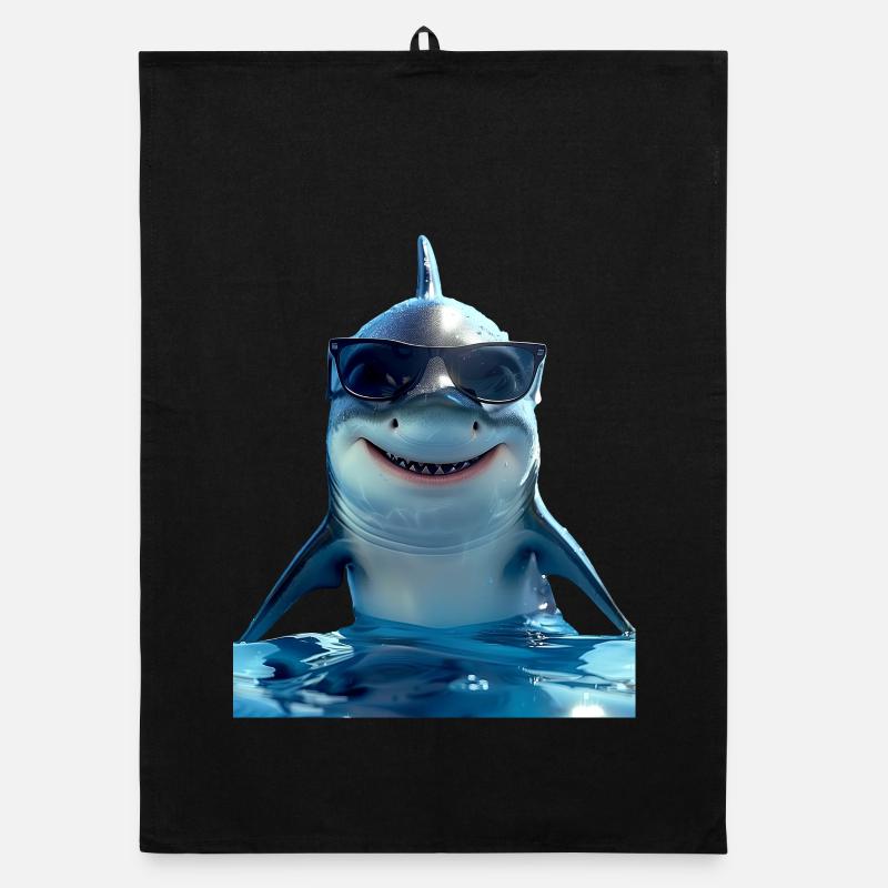 Requin Requin Requin Tigre Requin Requin Gris Grand Requin Blanc Torchon bio