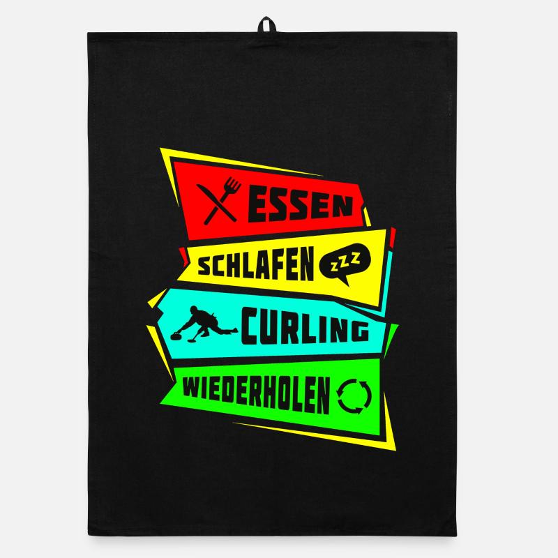 Manger dormir Curling Répéter Torchon bio