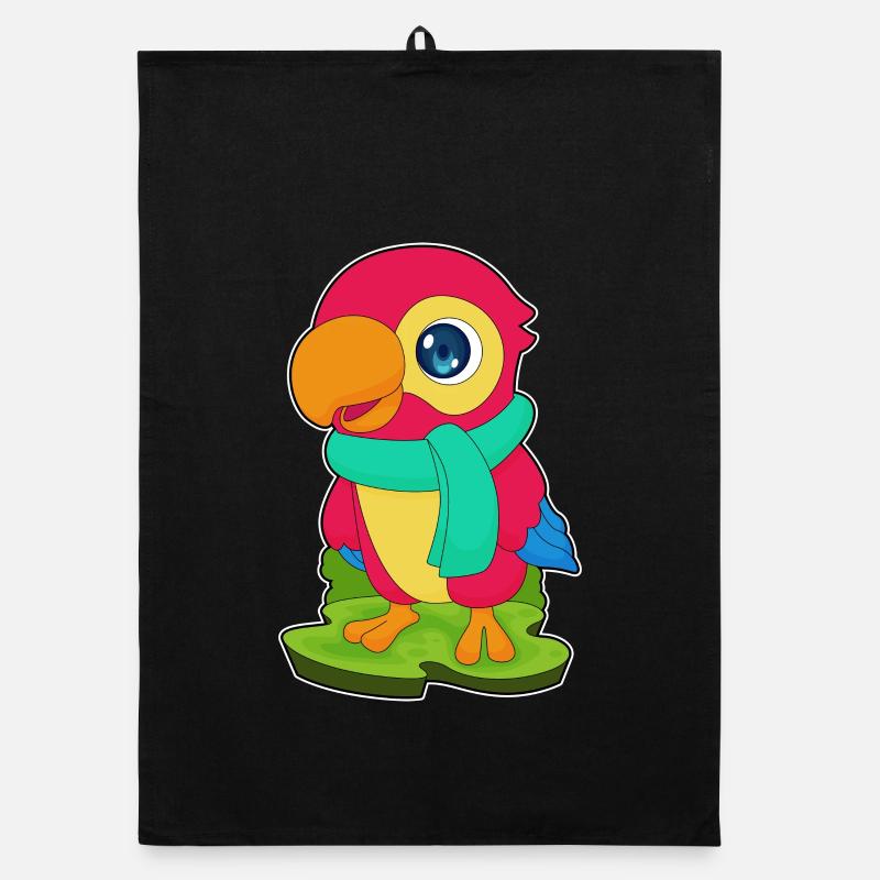 Écharpe d’hiver Parrot Torchon bio