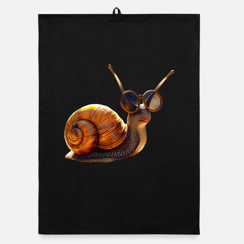Snail Vineyard Snail Shell Snails Organic dish towel