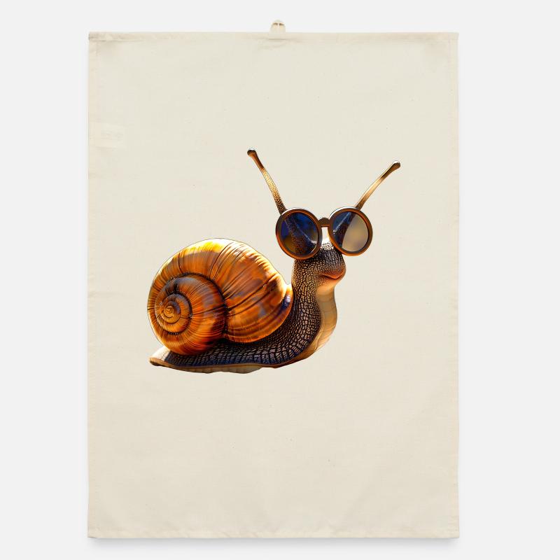 Snail Vineyard Snail Shell Snails Organic dish towel