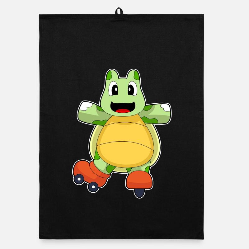 Turtle Inline skating Inline skates Organic dish towel