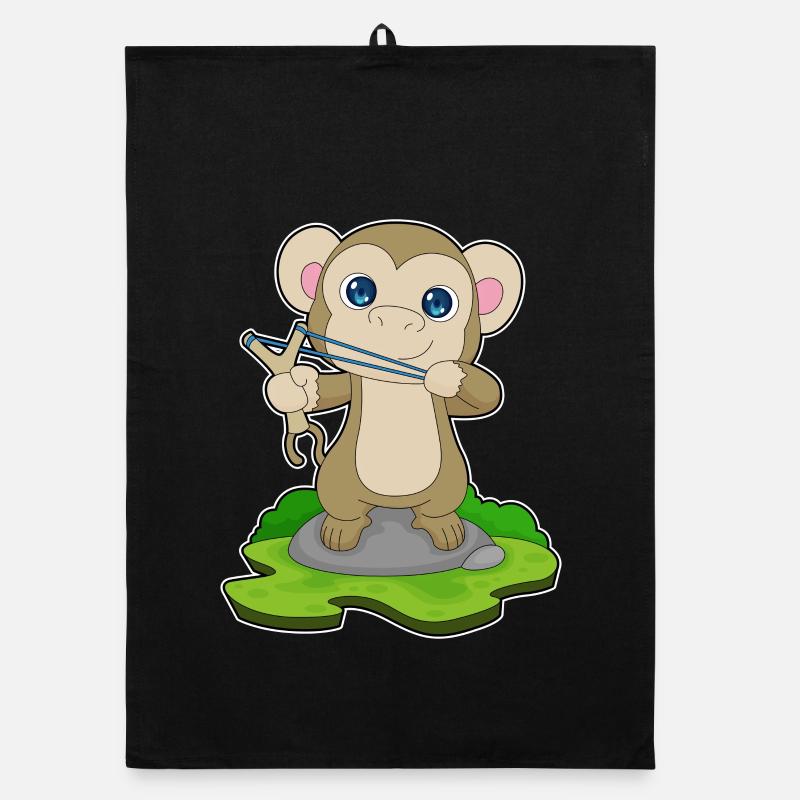 Monkey Slingshot Organic dish towel