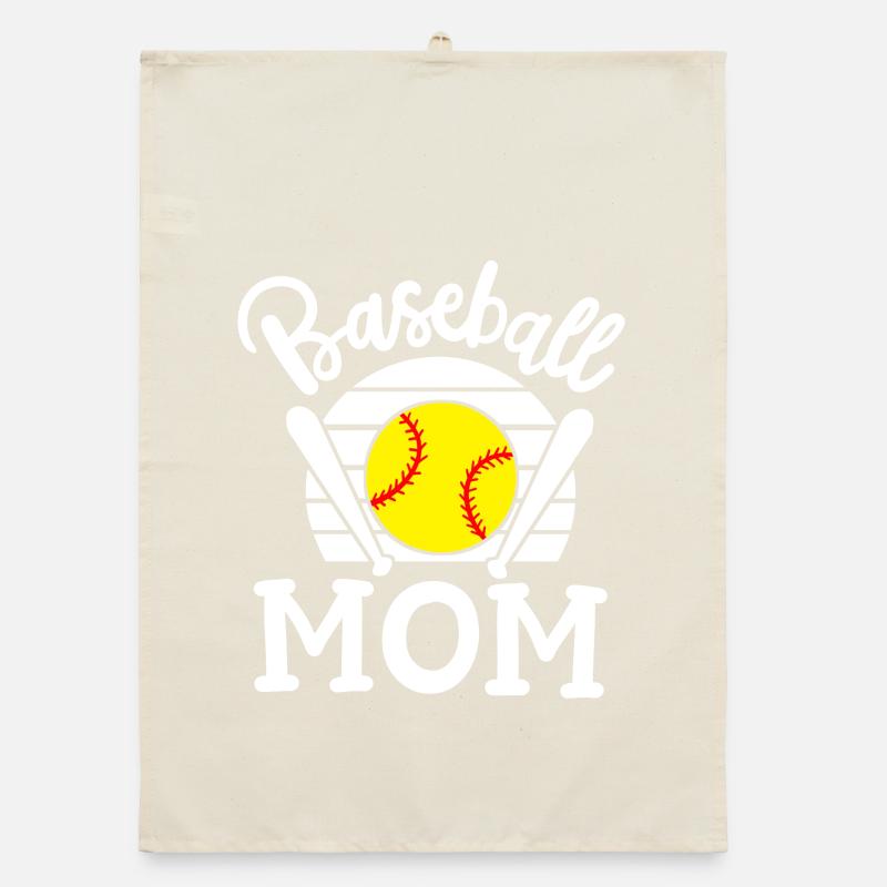 Baseball Mama Organic Geschirrtuch