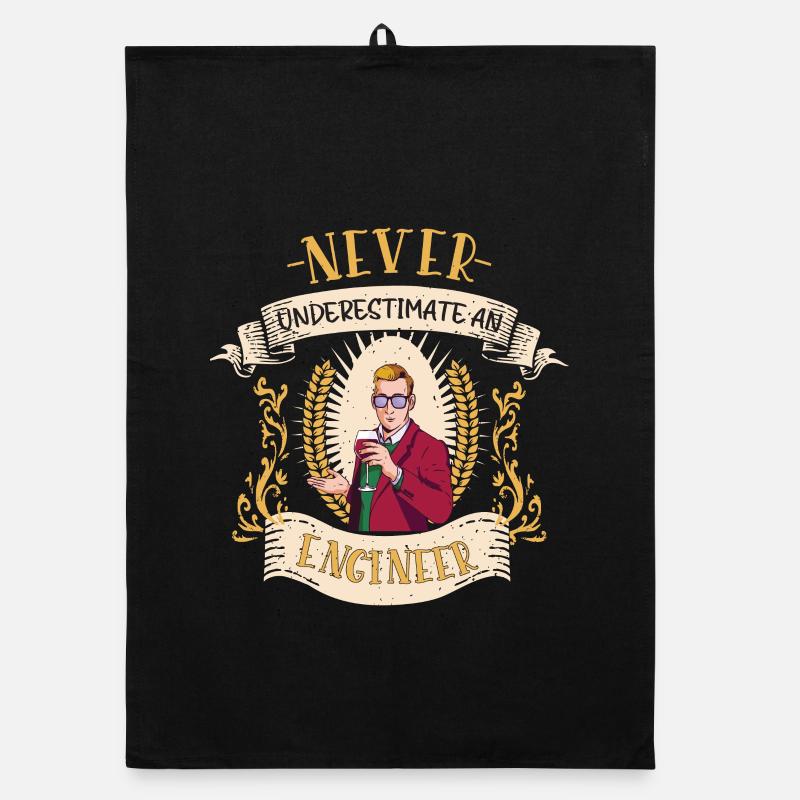 Engineer Technology Professional Funny Gift Organic dish towel