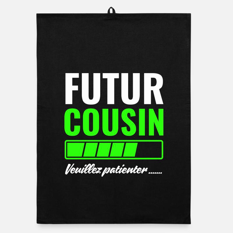 Future cousin please wait Organic dish towel