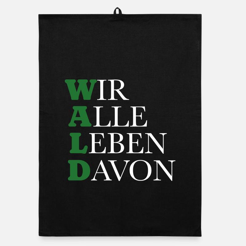Wald - Wir alle leben davon Organic Geschirrtuch