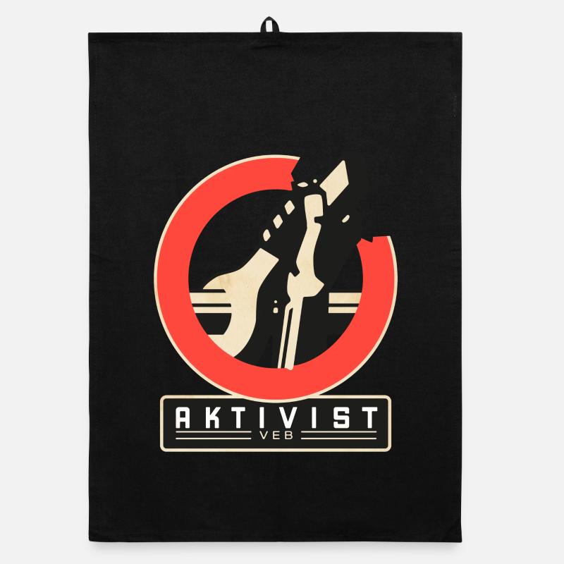 Aktivist der Arbeit Organic Geschirrtuch