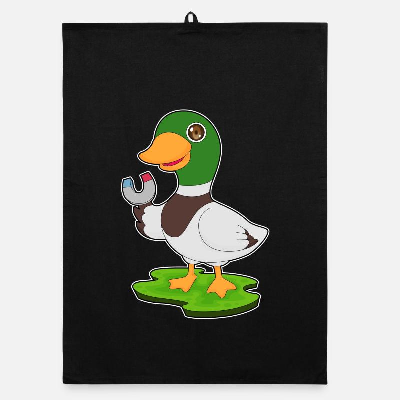 Duck Magnet Organic dish towel