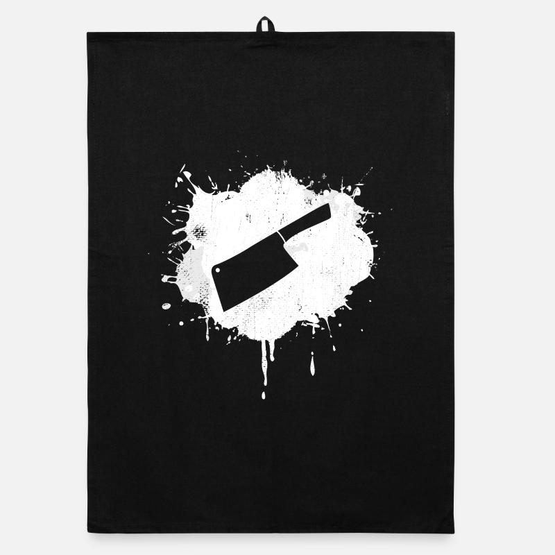 Cleaver Sketch Organic dish towel