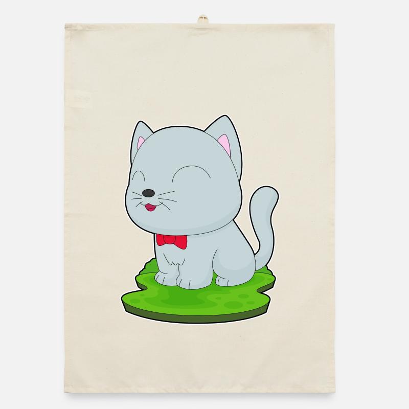 Noeud papillon chat Torchon bio