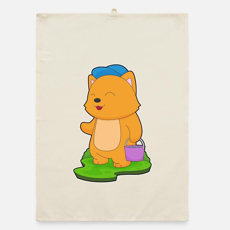 Seau d’eau pour chat Torchon bio