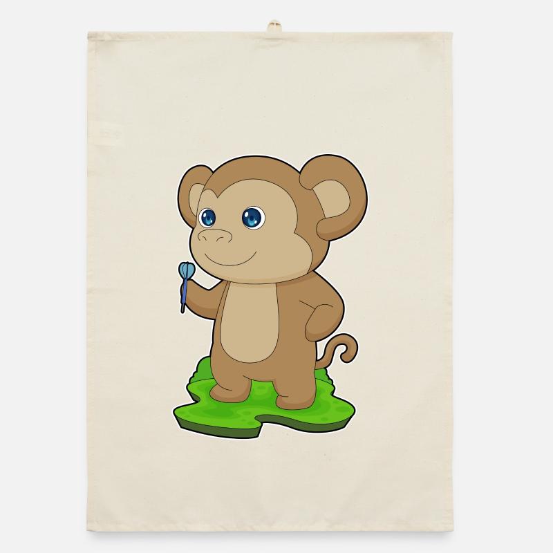 Fléchette de singe Torchon bio