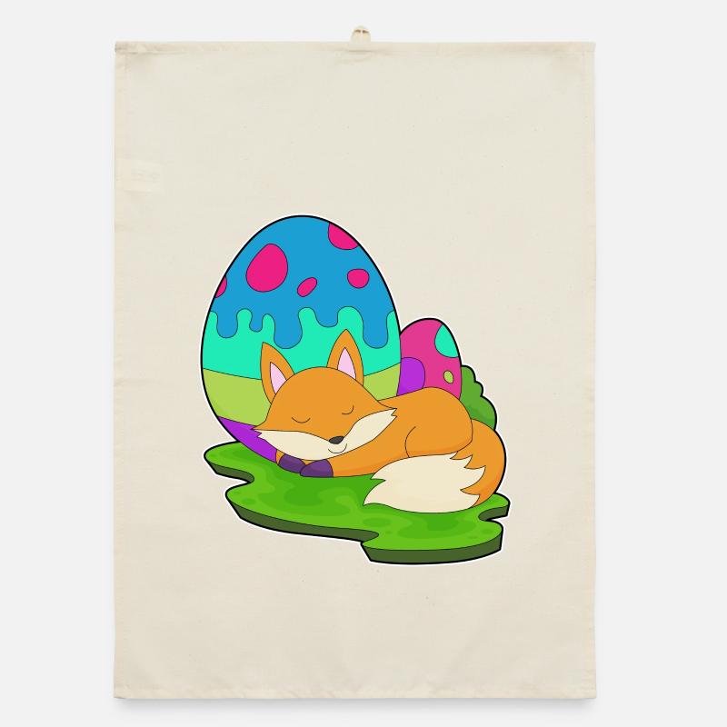 Œufs de Pâques Fox Torchon bio