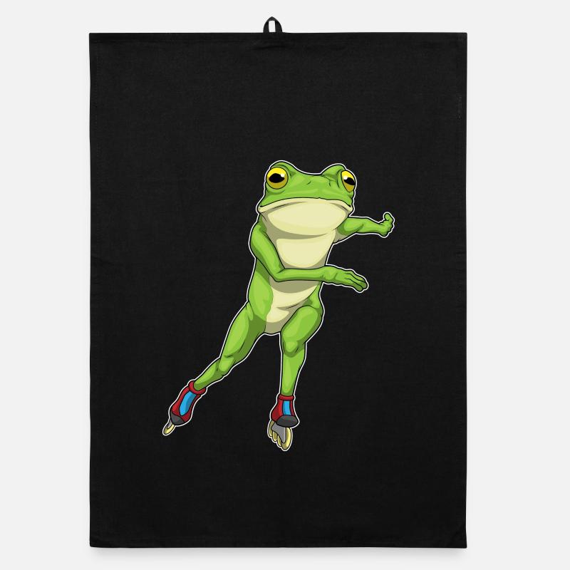 Frosch Inline skating Inline skates Organic Geschirrtuch
