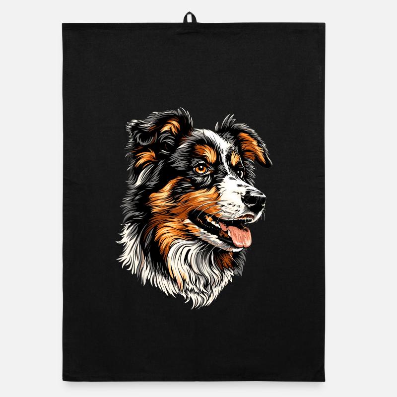 Australian Shepherd Hunde Liebhaber Süßer Aussie Organic Geschirrtuch