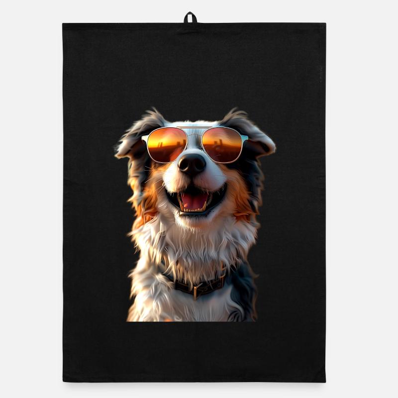 Berger australien chien amoureux Mignon Aussie Torchon bio