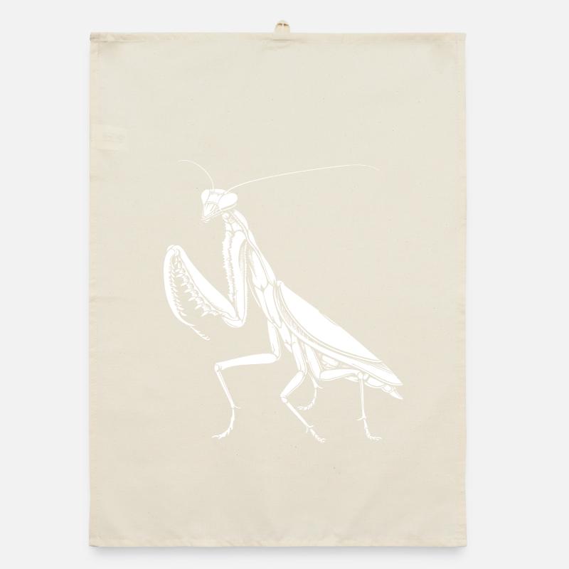 Praying Mantis Praying Mantis Love Mantis Organic dish towel