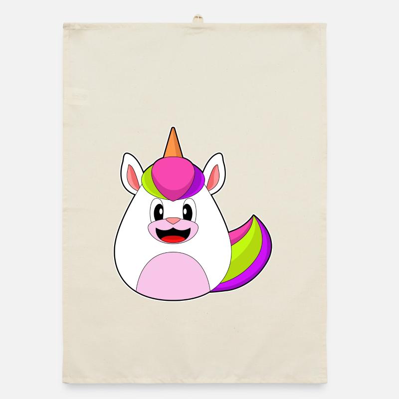 Unicorn Easter Easter Egg Organic dish towel